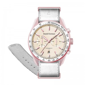 2022 Daniel Gormandg9005 Đồng hồnam sang trọng Logo tùy chỉnh Đồng hồ đeo tay tự động bằng thép không gỉ Double Tourbillon Watch