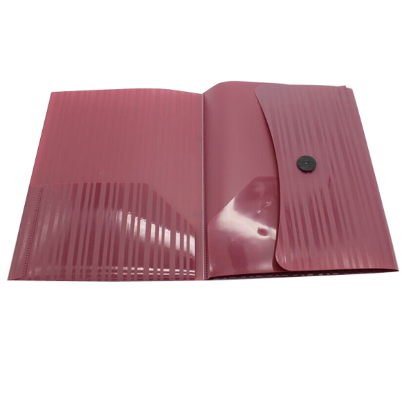 A4 Kích thước PP Túi tài liệu Nútnhựa cho trường học và văn phòng