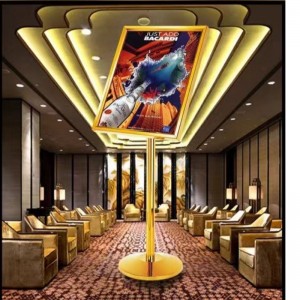 Khách sạnnhà hàng sảnh thị trường hiển thị giá đỡ quảng cáo