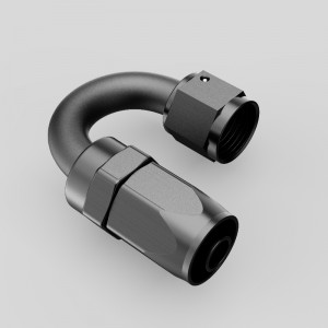 Máy cắt bằngnhôm ống xoay kết thúc 0/30/45/60/90/120/150/180 độ một phụnữ phù hợp với an4 an6 an8 an10 an12 an16