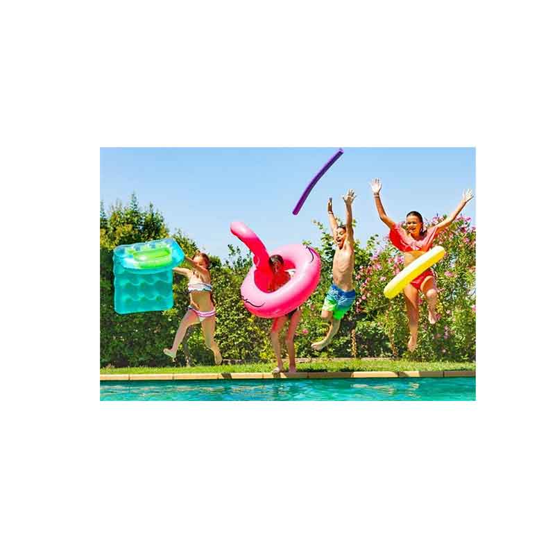 Làm thếnào để làm sạch các floats hồ bơi bẩn và dính?