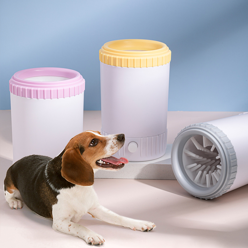 Máy giặt chân chó di động Cleaner cho chónhỏ và vừa với lông silicon mềm mại