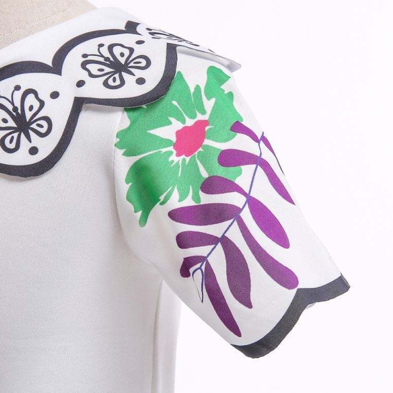 Baige New Encanto Kids ăn mặc công chúa Mirabel Cosplay Trang phục MFMW006