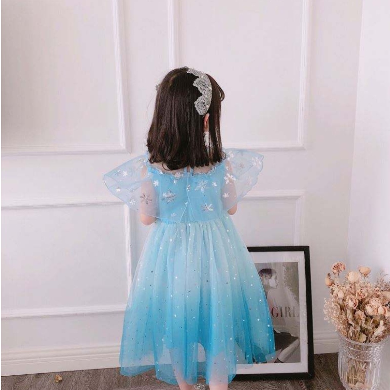 Baige Cosplay Party Dress Up Belle Princess Girls Dress Trang phục Công chúa Elsa Anna Halloween Fairy Kids Dress Fancy BX1683