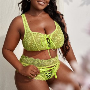 Ren lên phía trước ren đồ lót bộ trang trí ren