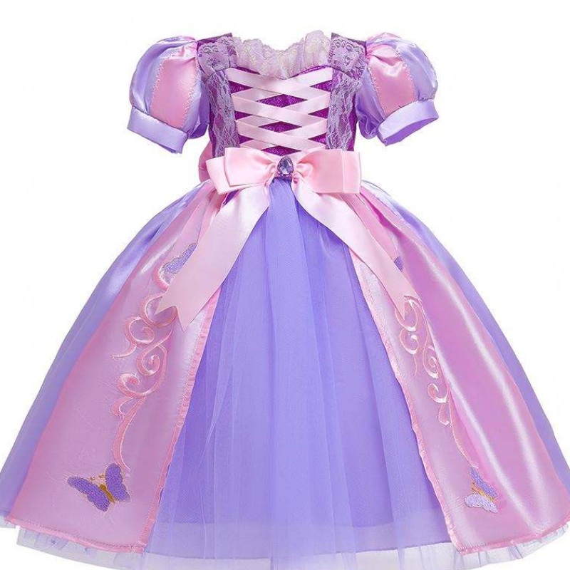 Baige Halloween Trang phục trẻ em Bữa tiệc sinhnhật trẻ em Fancy Up Sofia Dress for Girls Rapunzel Princess Dress