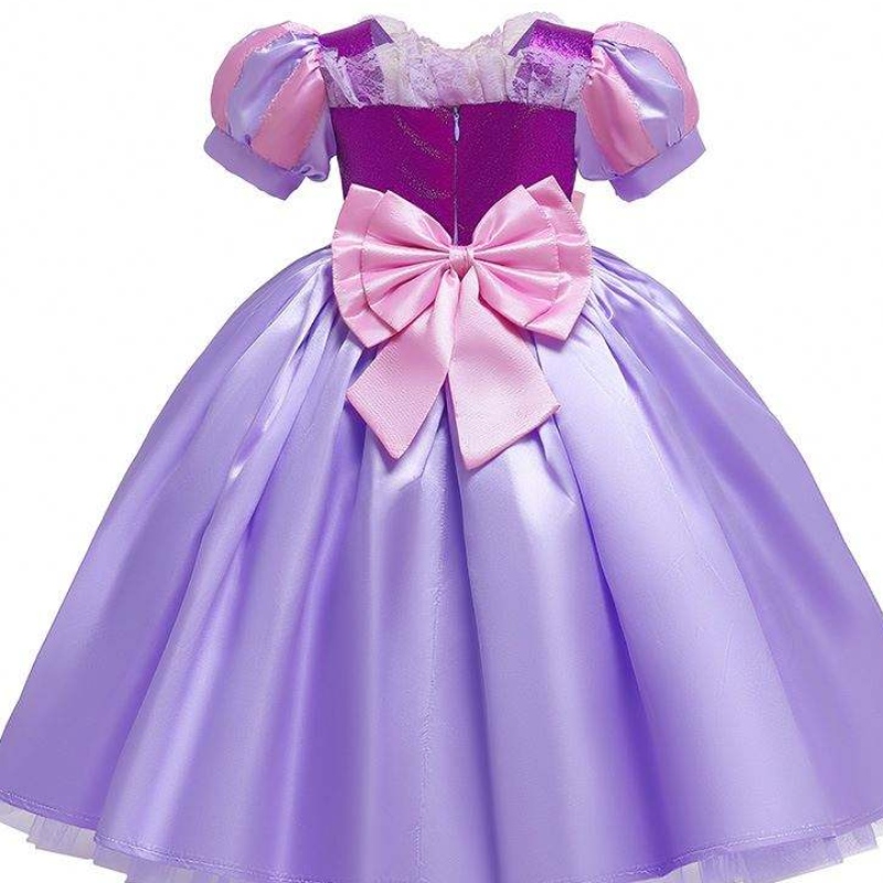 Baige Halloween Trang phục trẻ em Bữa tiệc sinhnhật trẻ em Fancy Up Sofia Dress for Girls Rapunzel Princess Dress