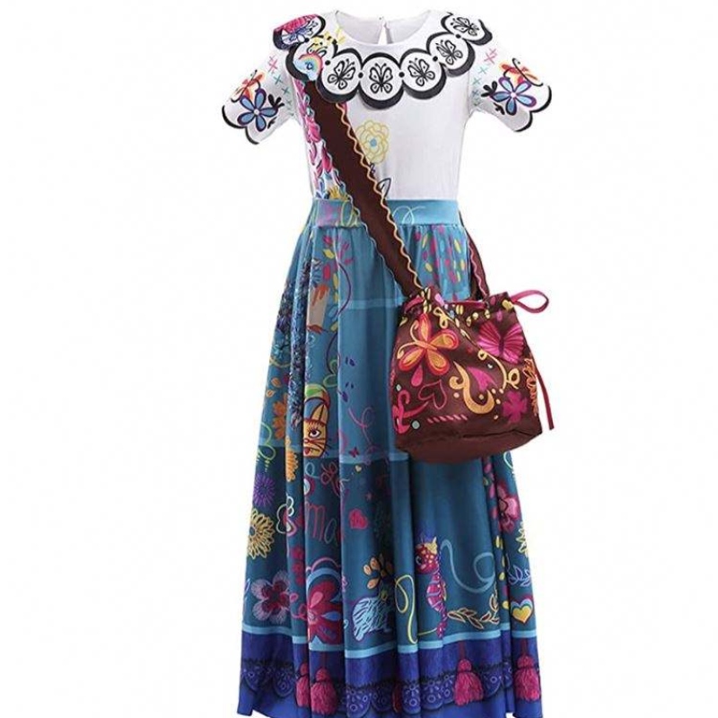 2022 Encanto Magic Full House Cosplay Trang phục màu tím trang phục enabella cho phụnữ DGHC-138