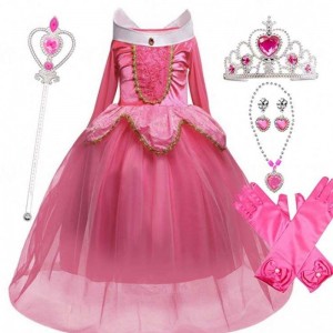Trang phục Halloween Trẻ em Người đẹp Người đẹp Công chúa Party Girls Trang phục Trang phục 2-10năm Aurora Princess Dress HCSP-002