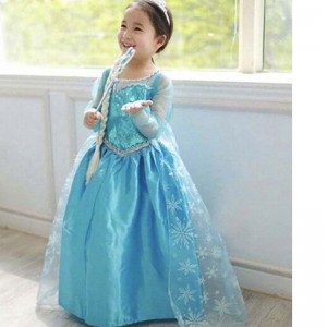 Bữa tiệc Giáng sinh của trẻ em Công chúa Cosplay ELSA 2 Girls Dress DGHC-002