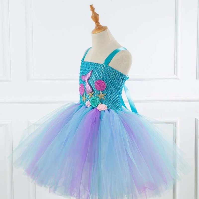2022 Bán tốtnhất cho trẻ em Halloween Cosplay Trang phục quần áo Tutu Little Mermaid Trang phục HCMM-017