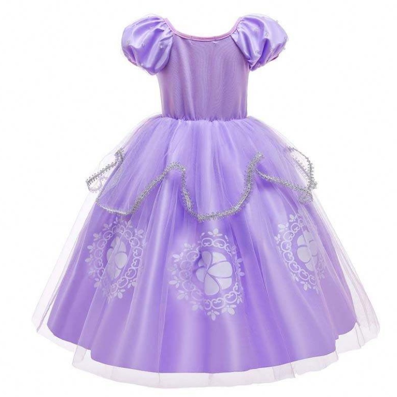 Trang phục purple purple purple puff sleeve sofia halloween với phụ kiện HCRS-005