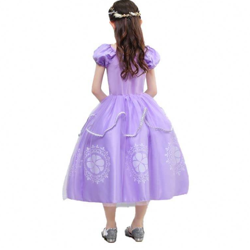 Trang phục purple purple purple puff sleeve sofia halloween với phụ kiện HCRS-005