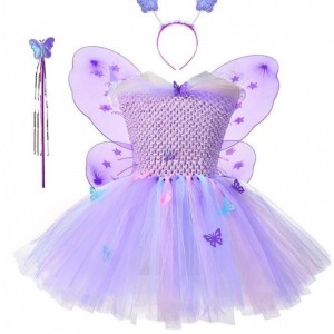 Giáng sinh cho trẻ em sinhnhật cô gái gradient lưới Tutu Butterfly Fairy Trang phục trẻ em HCMU-013
