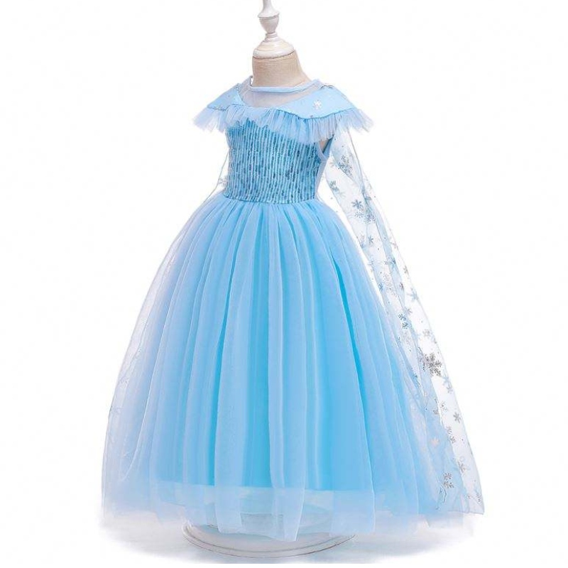 Bán buôn trẻ em mới quần áo Elsa Princess Dress Trang phục trẻ em Váy