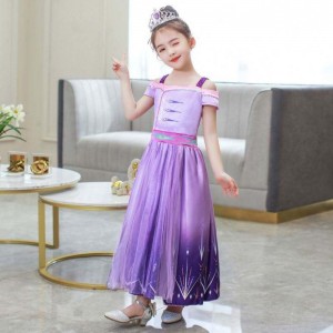 Baige Halloween Princess Dress Girl Cosplay Dresses Child Summer Aisha Queen Children