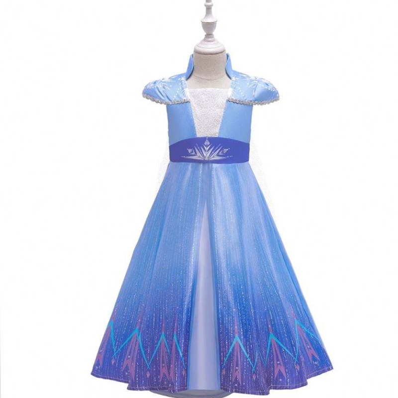 Công chúa mới Elsa Anne Cosplay Dress Váy phimnữ trang phục trang phục Halloween Quần áo BX1709