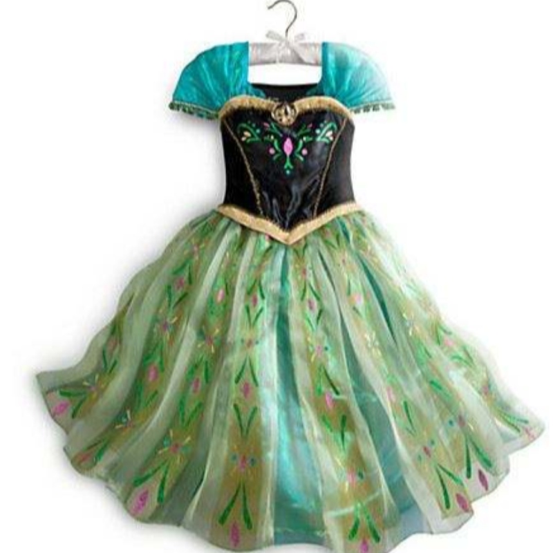 Elsa Wholesale Little Party Wear Quần áo cosplay Disny Princess Dress BXLSXB