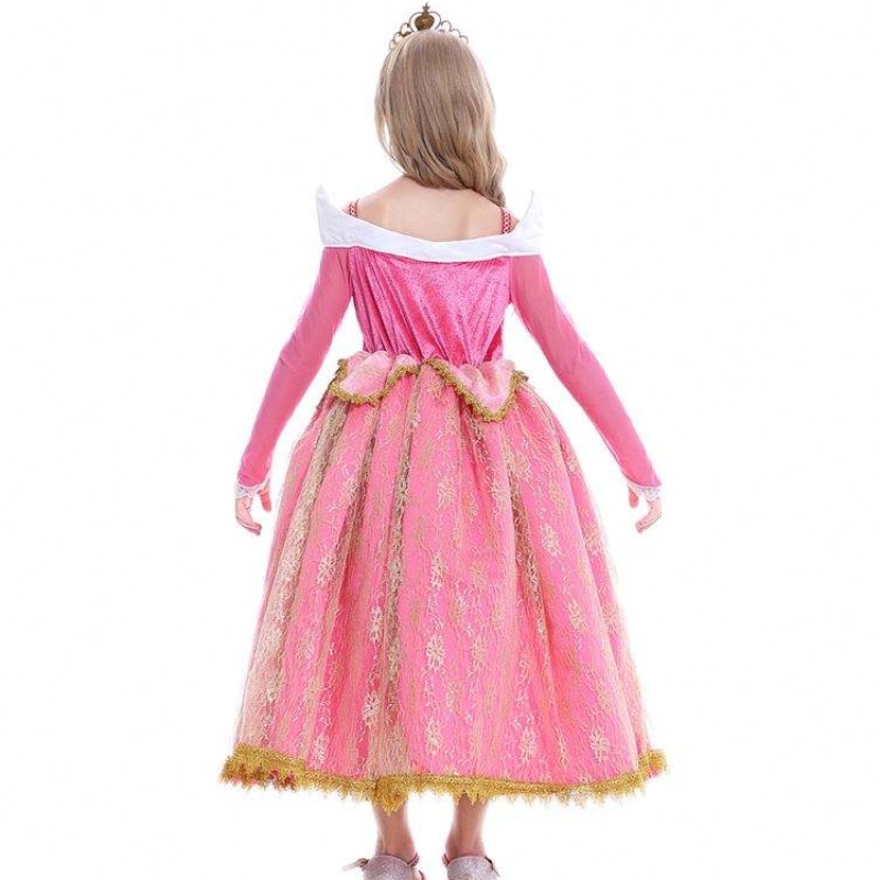 Baige 2021 cô gái mới cosplay elsa váy trẻ em frocks quần áo polyester mẫu Anna princess party váy