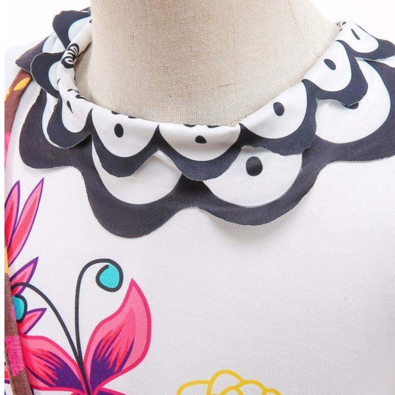 Thời trang mới trẻ em encanto trang phục phim Halloween Mirabel cosplay dài trang phục barbie quần áo thời trang