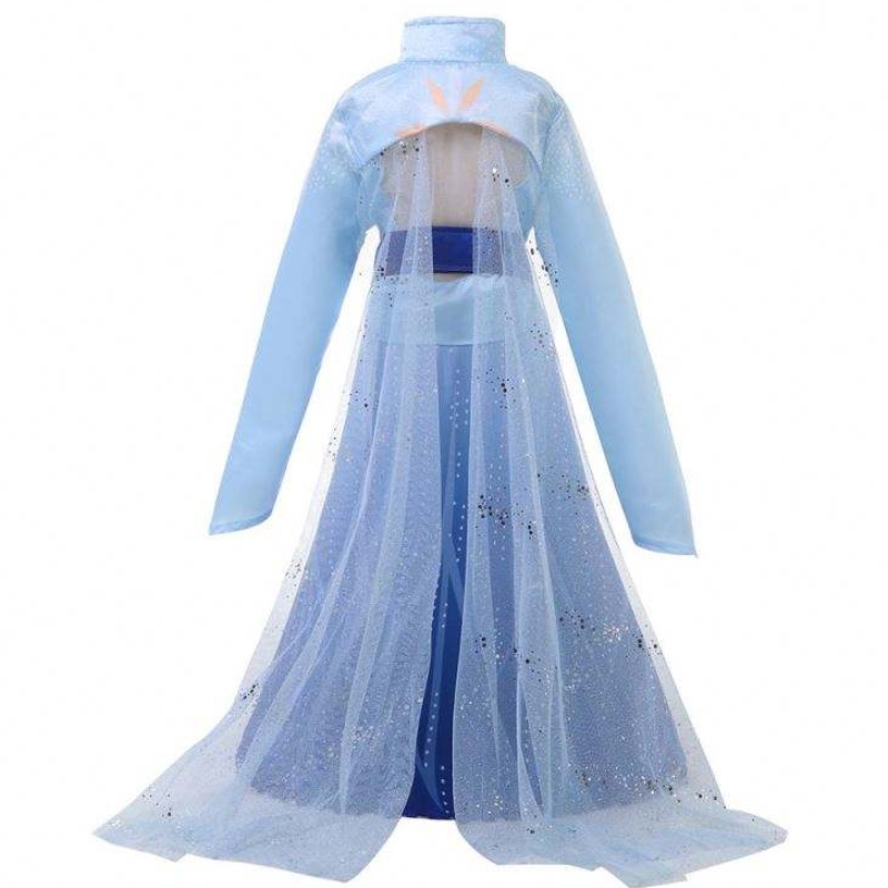 Đến mới Elsa Frozen Dress Princess Elsa Trang phục cho các cô gái