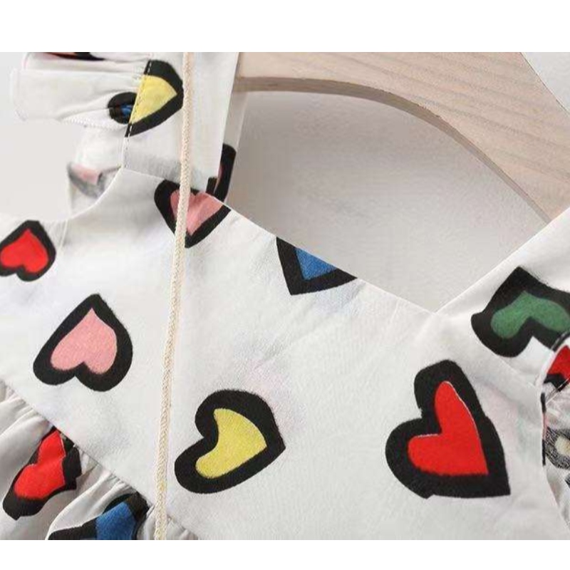 Bán buôn trẻ em mặc quần áo cho bé gái Summer Summer Rainbow