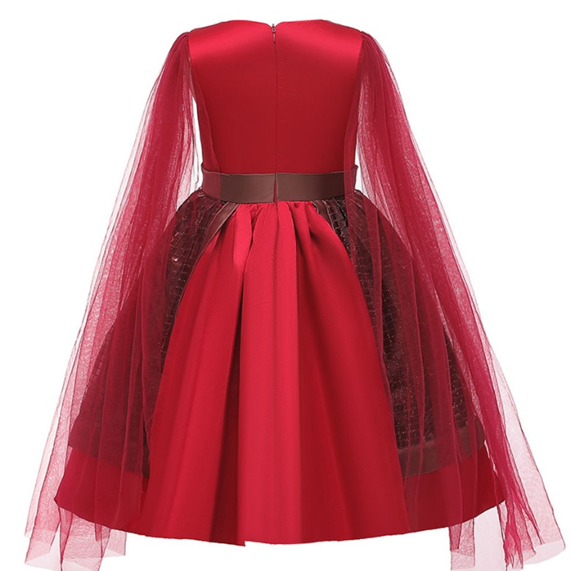 Những đứa trẻ thích trang phục thanh lịch cho cô gái tiệc cưới sinhnhật Tutu Flower Girl Frock Ball váy váy