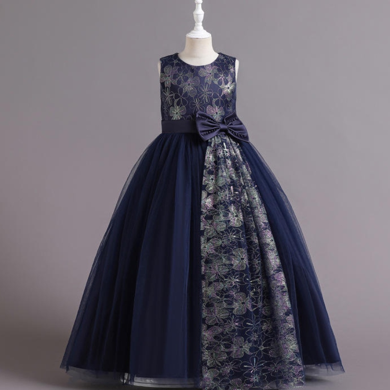 Cô gái hoa công chúa trang phục trẻ em mùa hè mặc quần áo tiệc sinhnhật đám cưới cho cô gái quần áo trang phục áo choàng