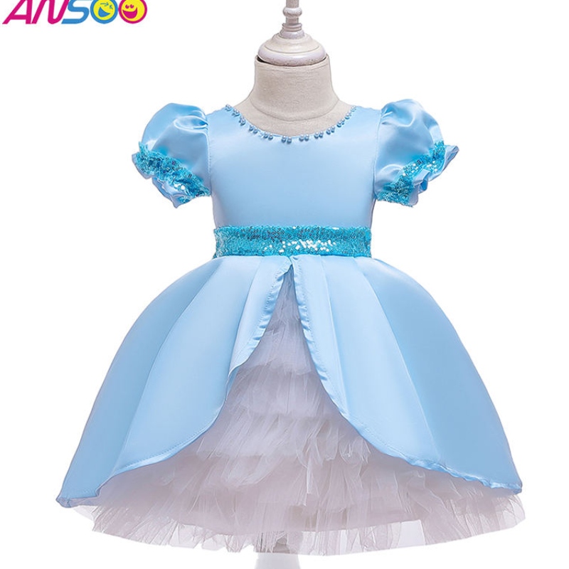 Ansoo Kids Quần áo Princess Dresses Bướm sequin Tutu Dress Thiếunhi Halloween Trang phục