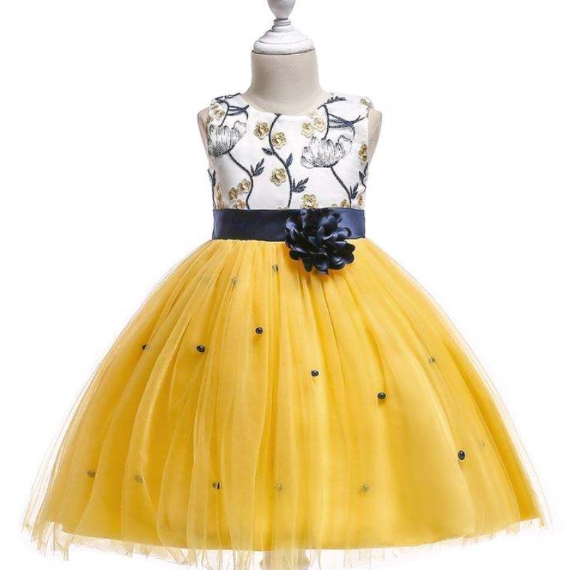 Bé gái mùa hè cotton không tay Giáng sinh váy hoa Giáng sinh váy princess party l5022