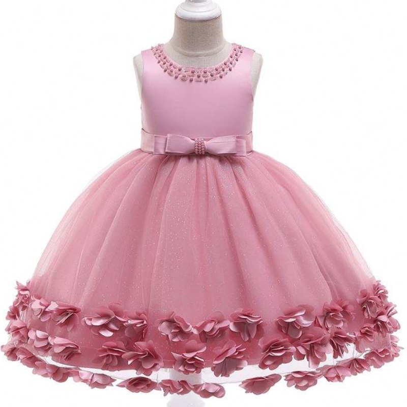 Baige Wholesale Princess Dress Dress Girls Bữa tiệc sinhnhật Trang phục đám cưới