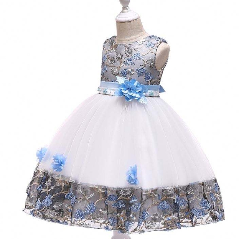 Mới đến Flutter không tay bé bé gái ăn tiệc sinhnhật dành cho trẻ em Thiết kế cho trẻ em 8 tuổi L5045