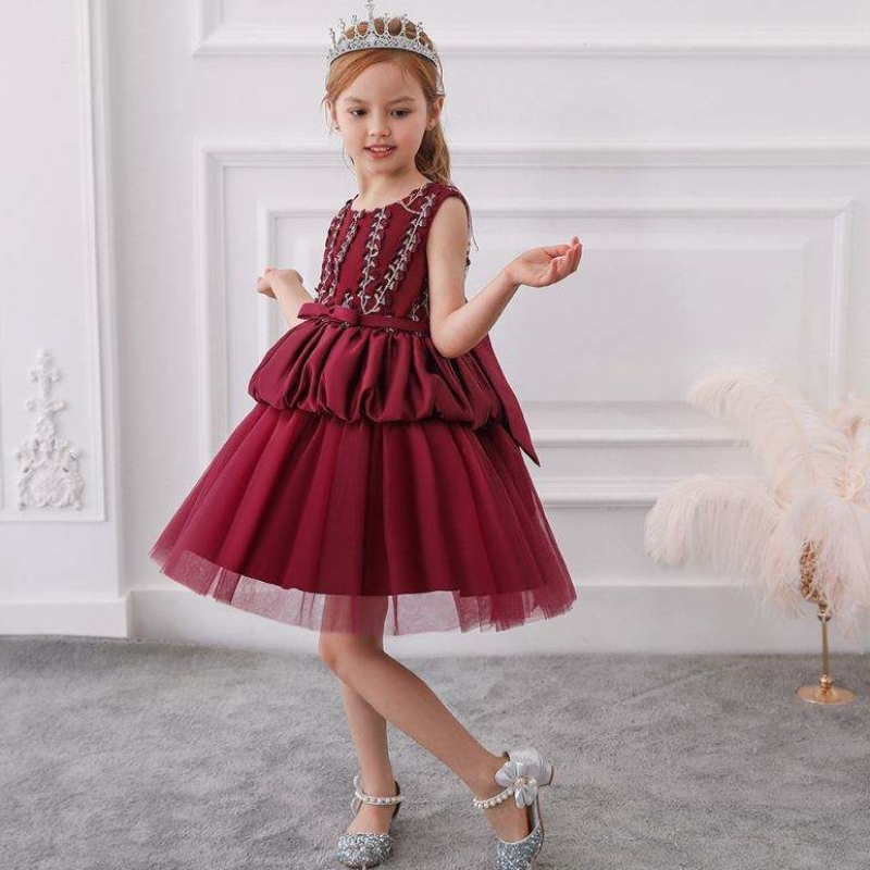 Thiết kế mớinhất Bánnóng Sinhnhật Elegant Cute Kids Váy Princess Boutique Baby Ball váy L5177