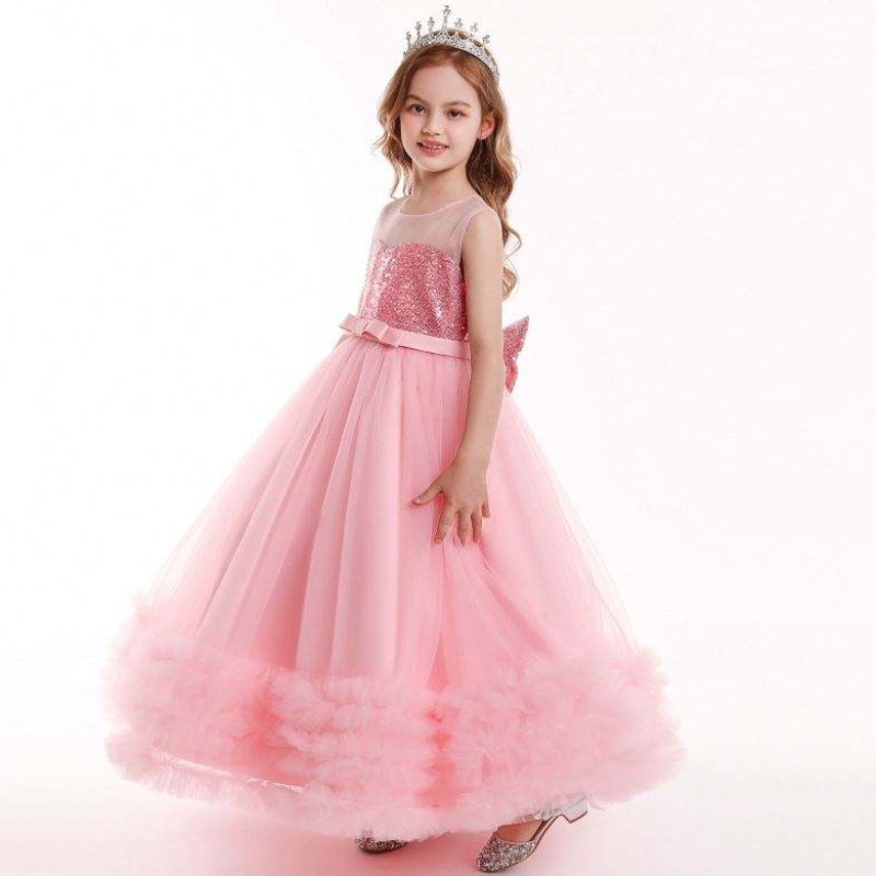 Baby Girls Party Prom Quần áo hoa bé gái công chúa áo cưới váy dạ hội