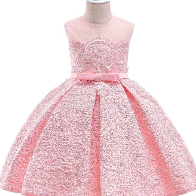 Baige Chất lượng cao 8năm trẻ em Váy trắng Báp têm Trẻ em Bữa tiệc buổi biểu diễn buổi biểu diễn L5256