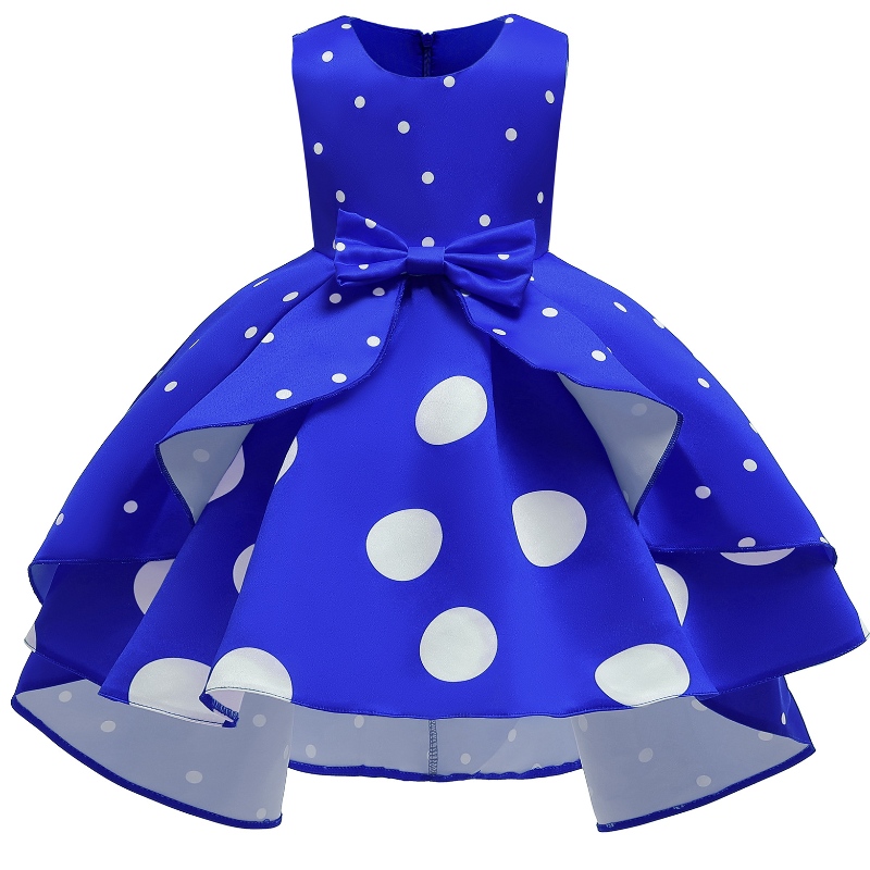 Váy dự tiệc của cô gái Polka Dot Princess Dress Trẻ em