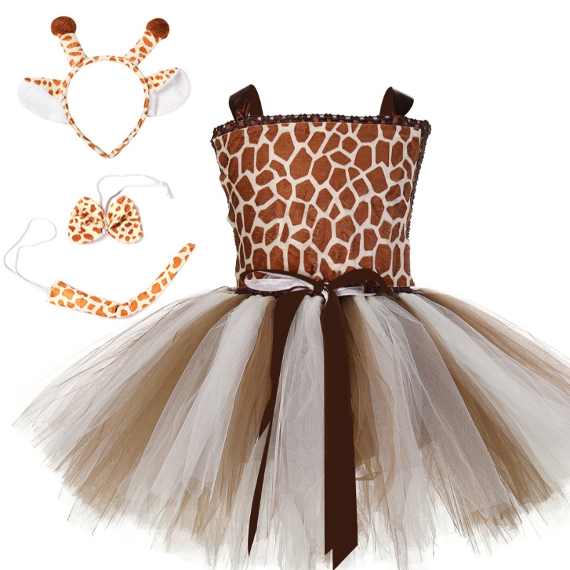 Váy công chúa hươu cao cổ dễ thương trẻ em