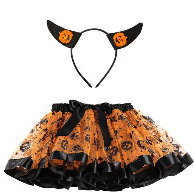 Gold Wings Polka Dot Party Dress Halloween Cô gái Tutu Skir