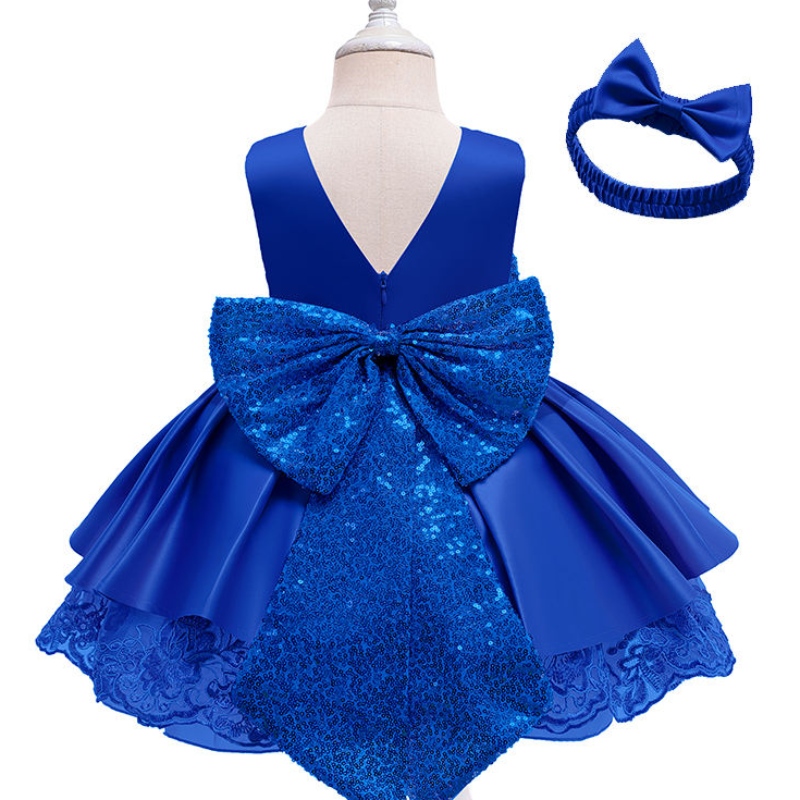 Bán buôn tùy chỉnh O-cổ A-Line Em bé không tay mặc quần áo trẻ em gái ăn mặc tiệc trẻ em