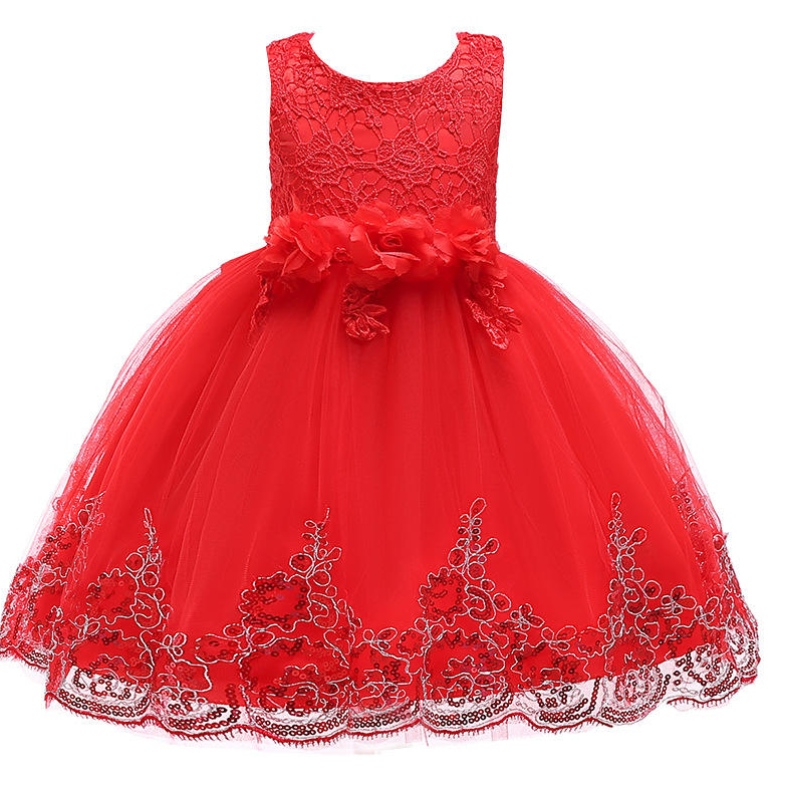 Phong cách châu Âu trẻ em quần áo cô gái váy cưới trẻ em đáng yêu bữa tiệc tiệc tutu váy cho cô gái không tay
