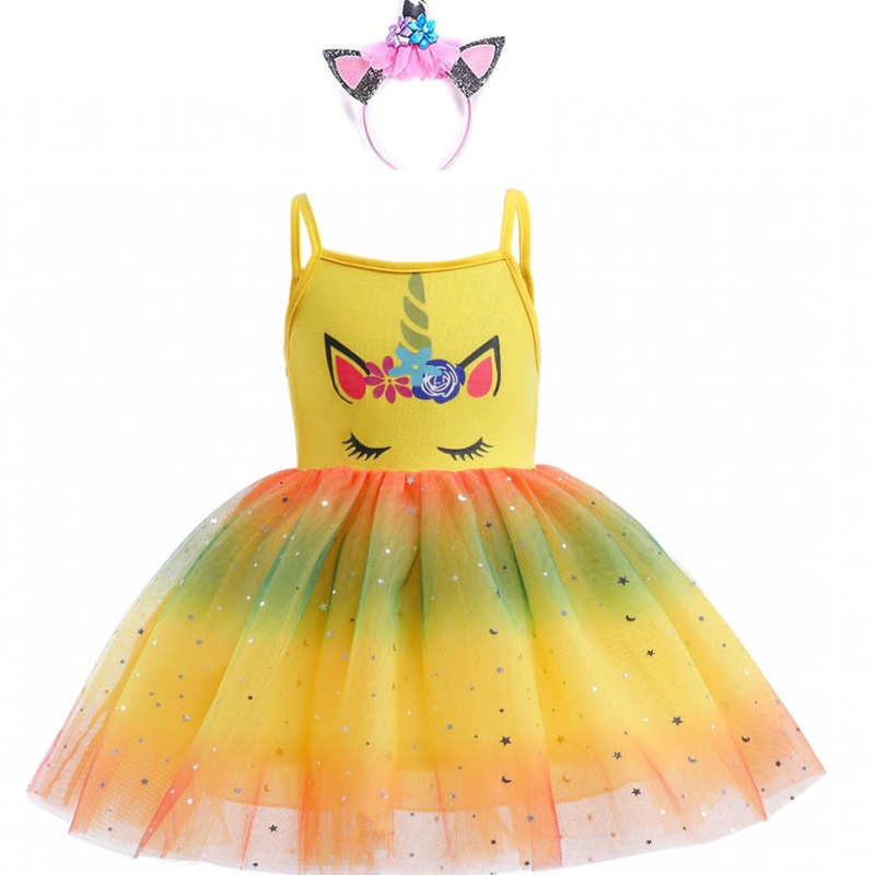 2022 Cô gái mới Unicorn Dresses Girl