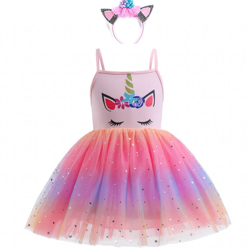 2022 Cô gái mới Unicorn Dresses Girl