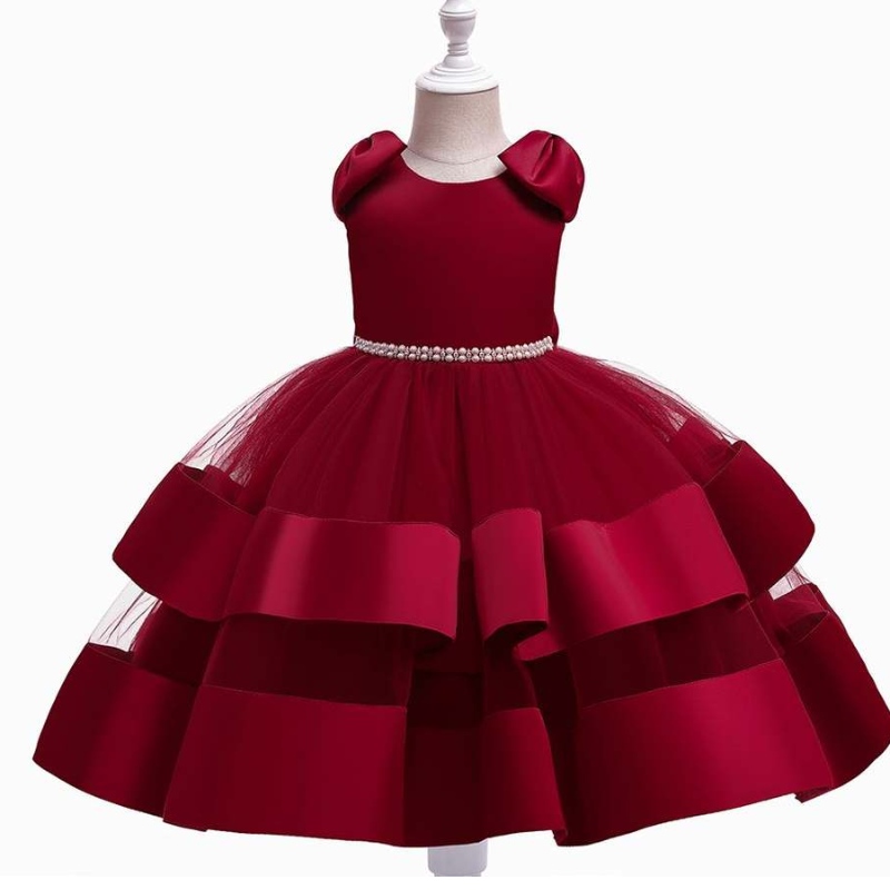OA 60ngày OEM ODM HOT BÁN BÁN NHIỀU NHIỀU LAYRED KIDS SIBLEN SILTURE Váy sinhnhật Cotton Girl Princess Party Dress