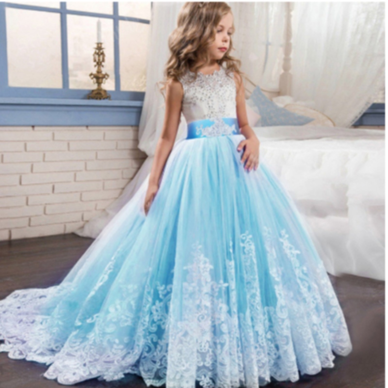 Thiết kế Baigeluxury Sự kiện đám cưới Trẻ em Ball Gown Fancy Princess Prom Frock Party Dress LP-231