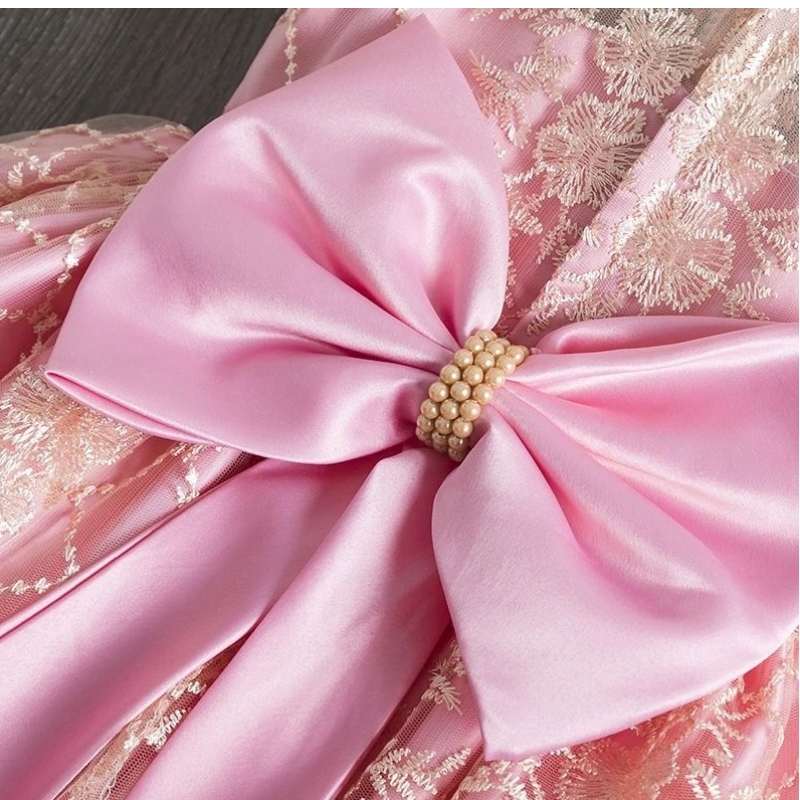 Cuộc thi cộng đồngn Mặc quần áo bé gái sinhnhật trang lịch trang lịch cho buổi tốingày cưới Vestidos kích thước 4-10T trang phục công chúa quần áo trẻ em