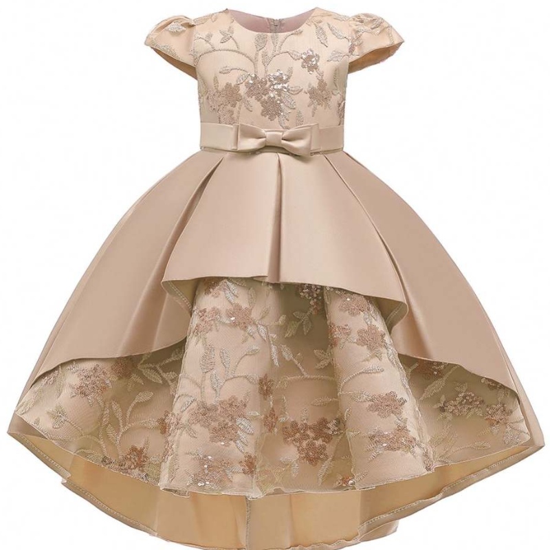 Thiết kế mớinhất Kids Princess Pagete Wedding Birthday Bữa tiệc chính thức hoa Swallowtail Girl váy