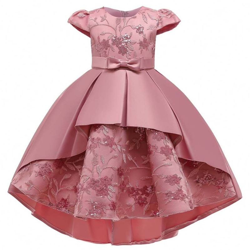 Thiết kế mớinhất Kids Princess Pagete Wedding Birthday Bữa tiệc chính thức hoa Swallowtail Girl váy