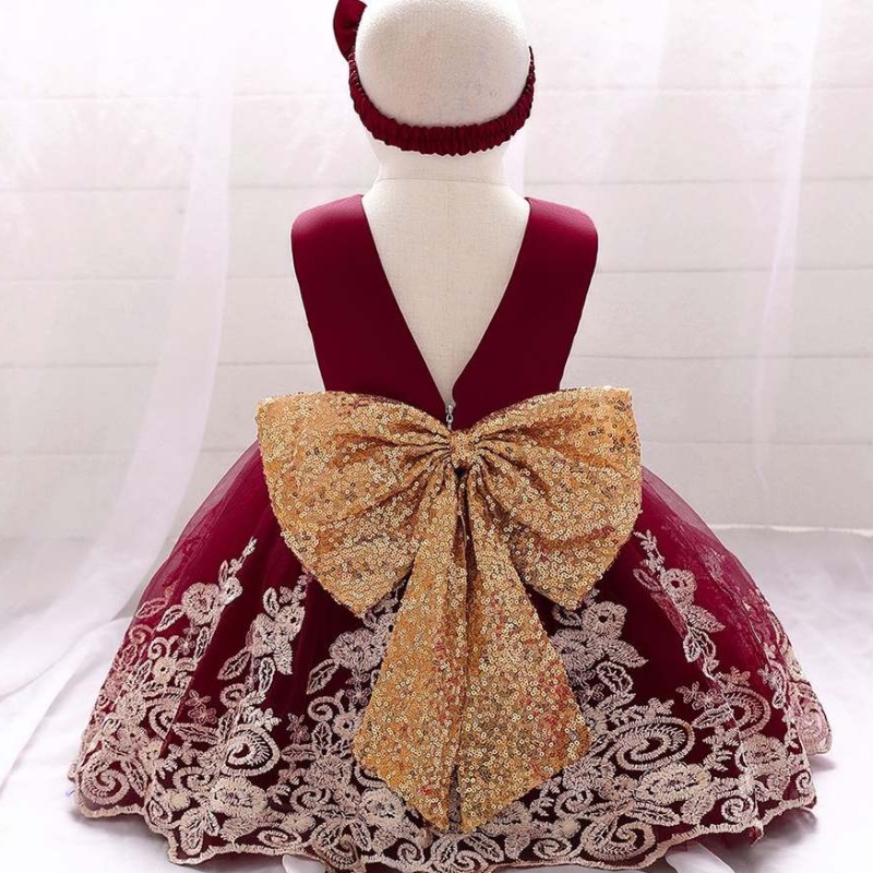 Baige Girls Party Dress Custom Royal Tulle Satin Girls Birthday Party We