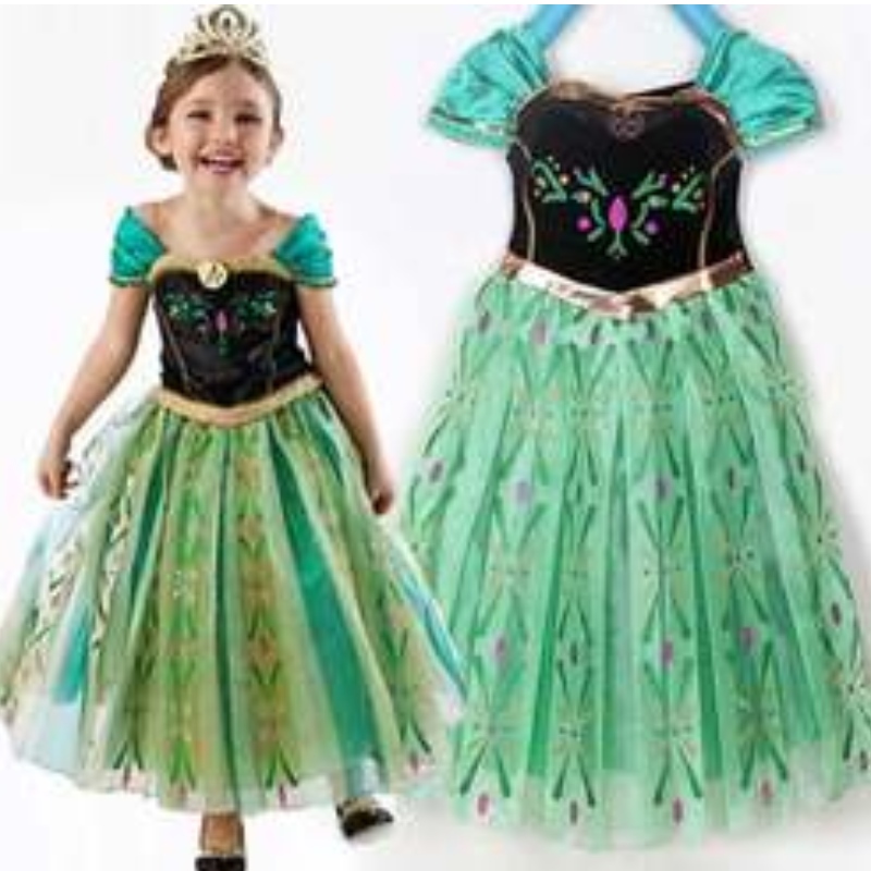 Baige TV&movie Elsa Anna Girl Party Performance Dresses