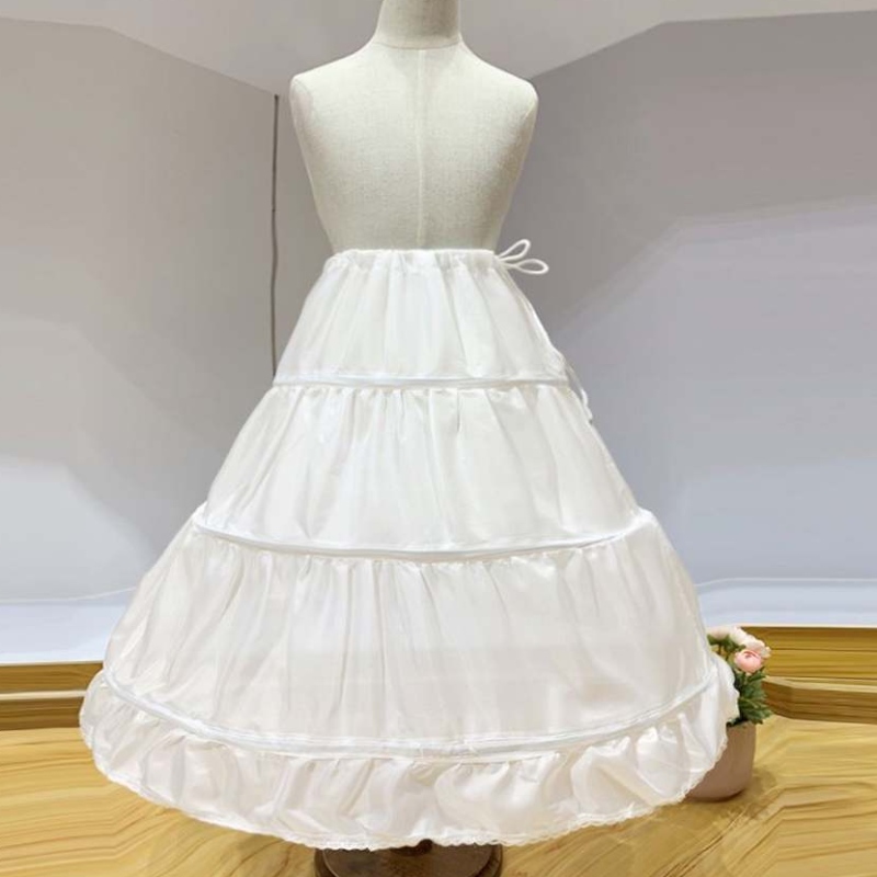 Baige Fashion Crinoline Petticoat Váy cho Girls Ball Ball Underkirt cho váy cưới